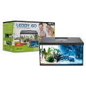 Aquael Leddy Plus 60 Day&Night Black 2.0 - aquarium set